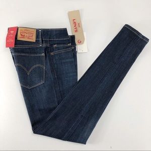 New Levi’s blue jeans 711 skinny size 24 x 30 (28)